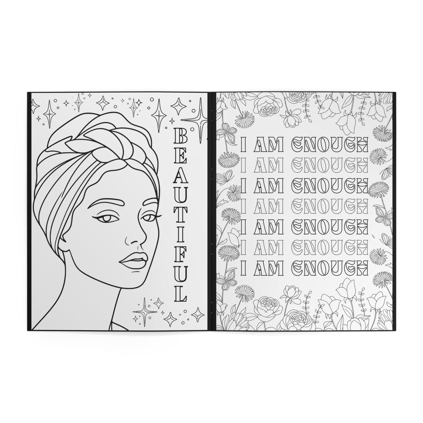 Resiliently Beautiful: Mindful Adult Coloring Book