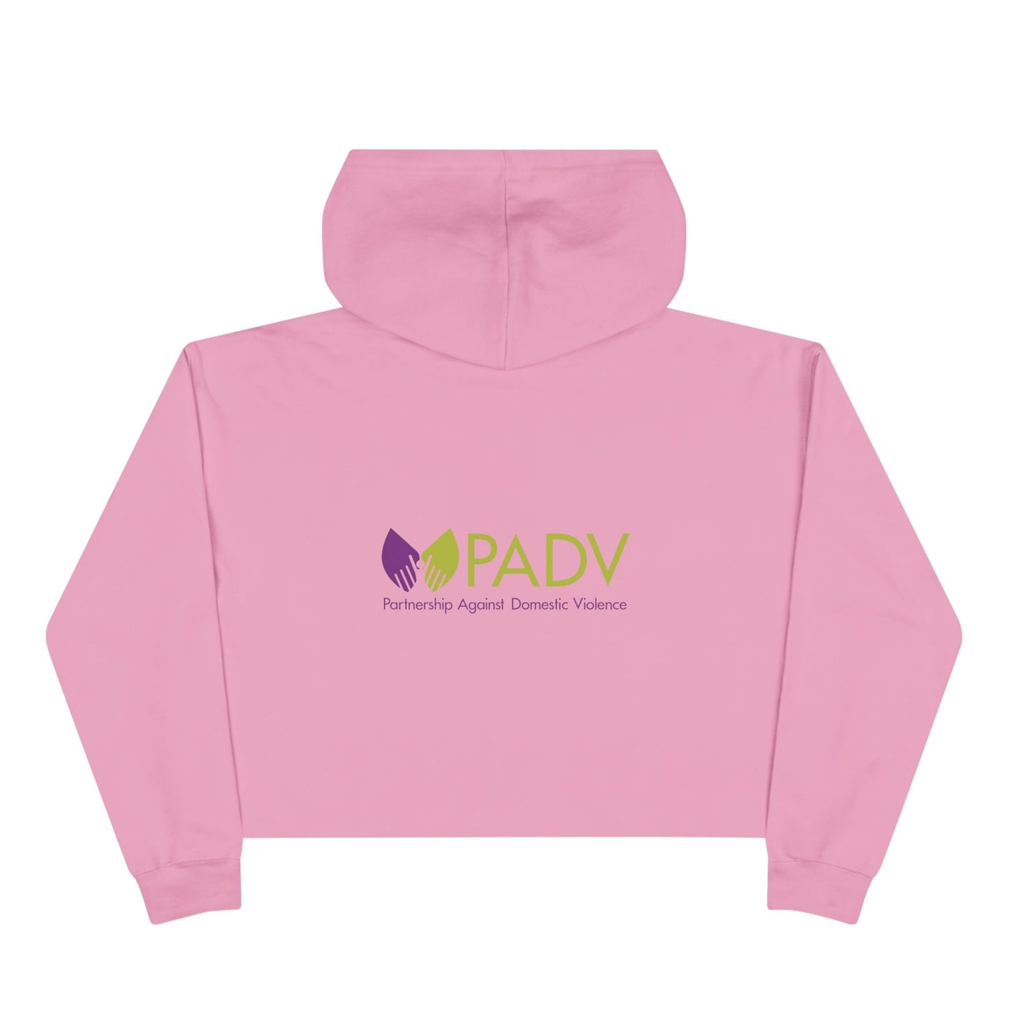 Domestic Violence Awareness Crop Hoodie - Support PADV