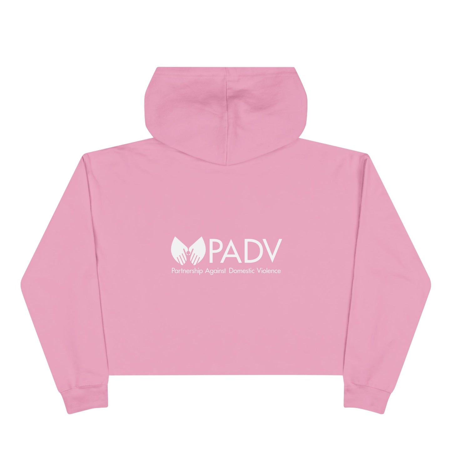 Domestic Violence Awareness Crop Hoodie - Support PADV