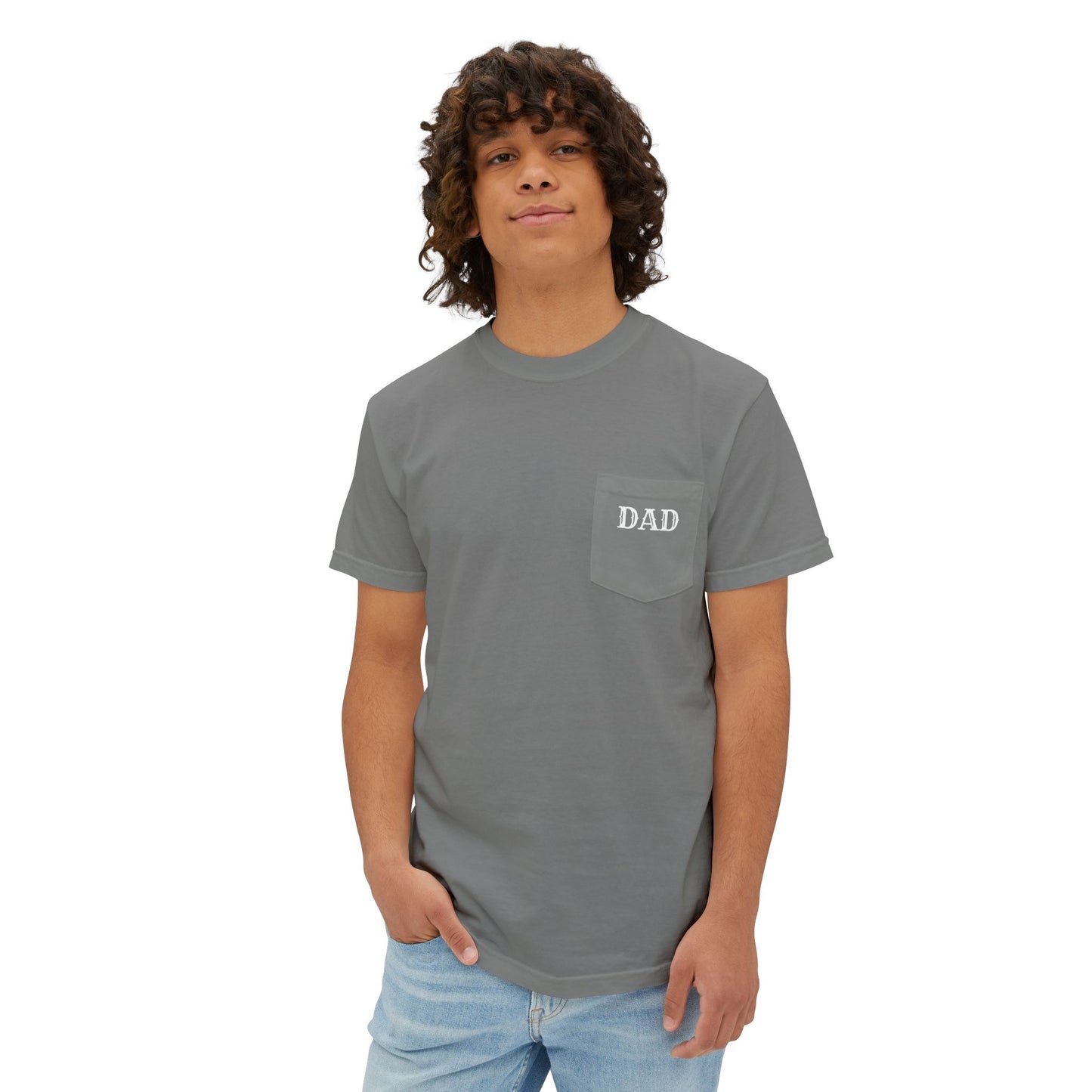 Dad Pocket T‑Shirt — "Raising Advocates"