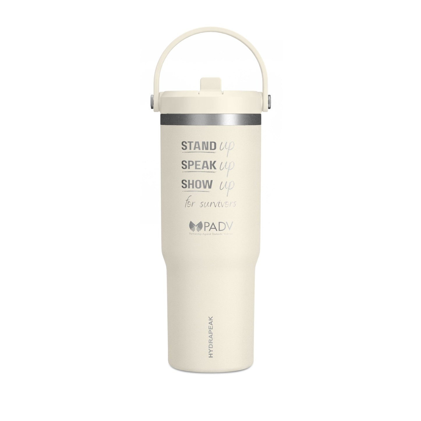 Nomad 32oz Insulated Travel Tumbler – 'Stand Speak Show' Stainless Steel Water Bottle