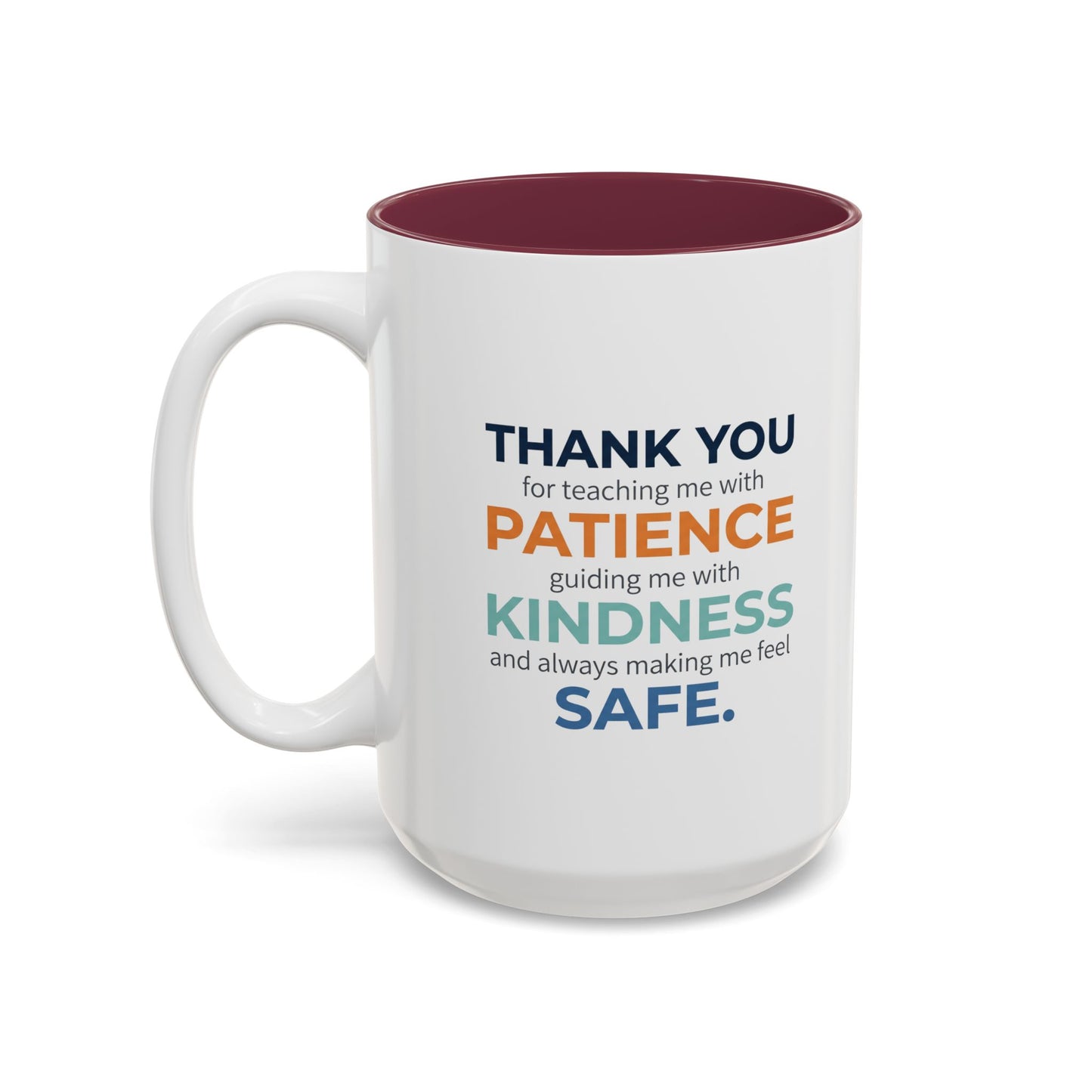 Inspirational Nurse Day Two-Tone Accent Mug (11oz, 15oz) — Thank You Messages for Nurses