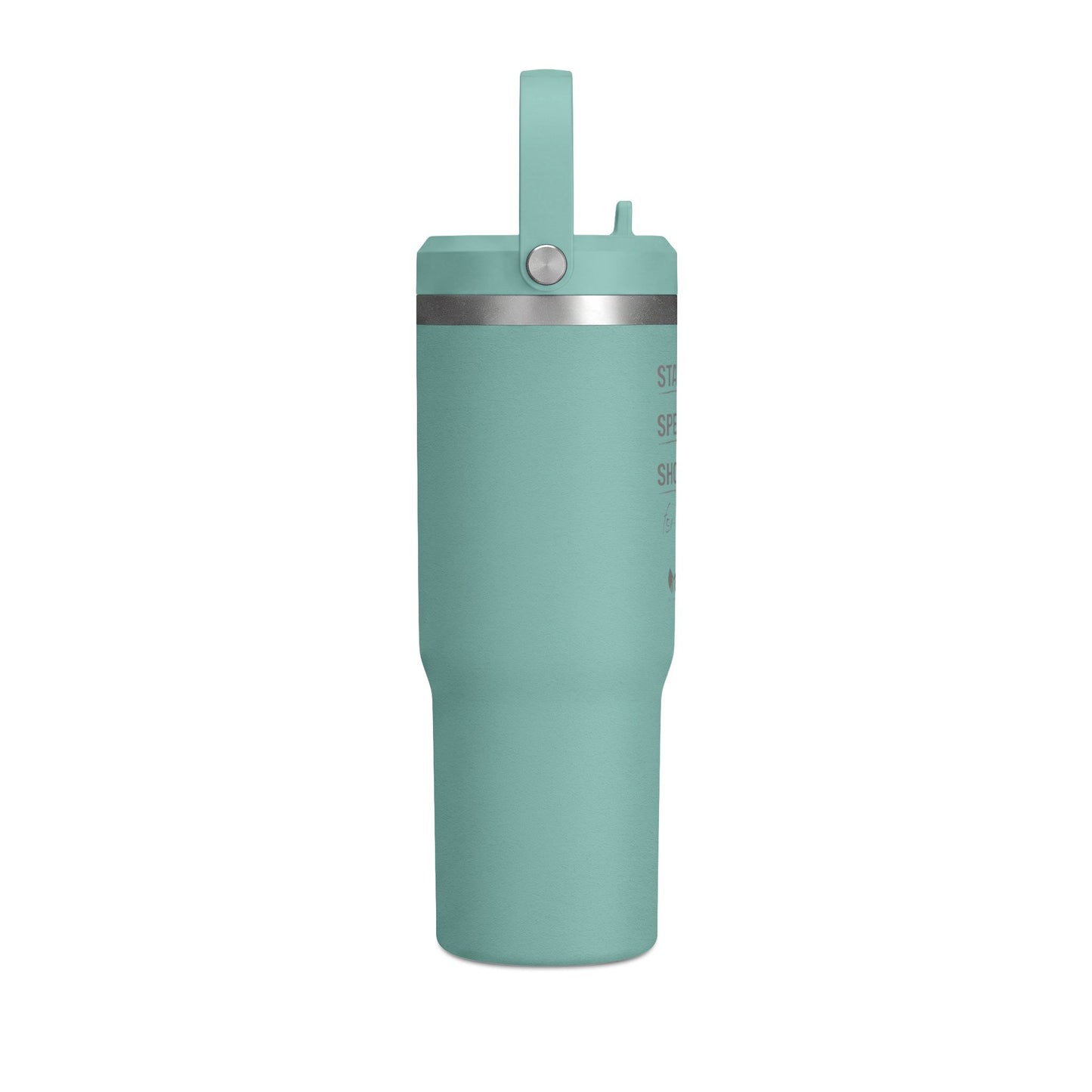 Nomad 32oz Insulated Travel Tumbler – 'Stand Speak Show' Stainless Steel Water Bottle