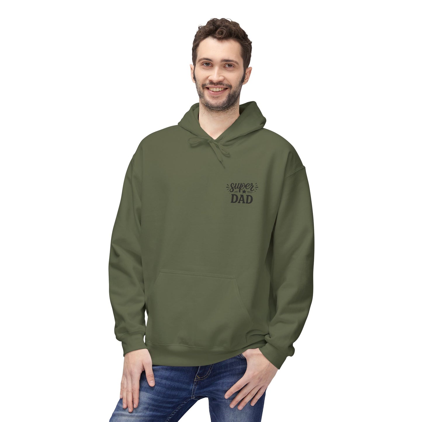 Hoodie - "Raising Super Kind Humans" Dad Hoodie