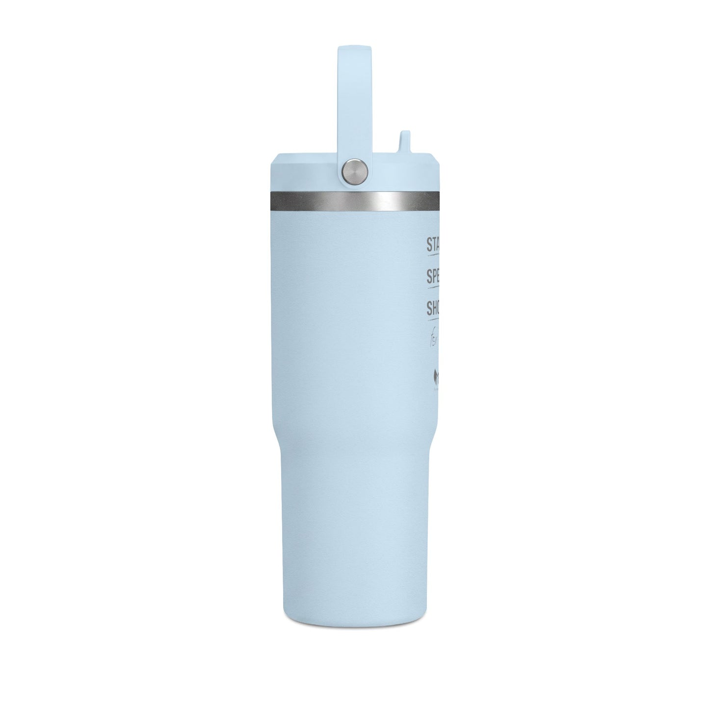 Nomad 32oz Insulated Travel Tumbler – 'Stand Speak Show' Stainless Steel Water Bottle