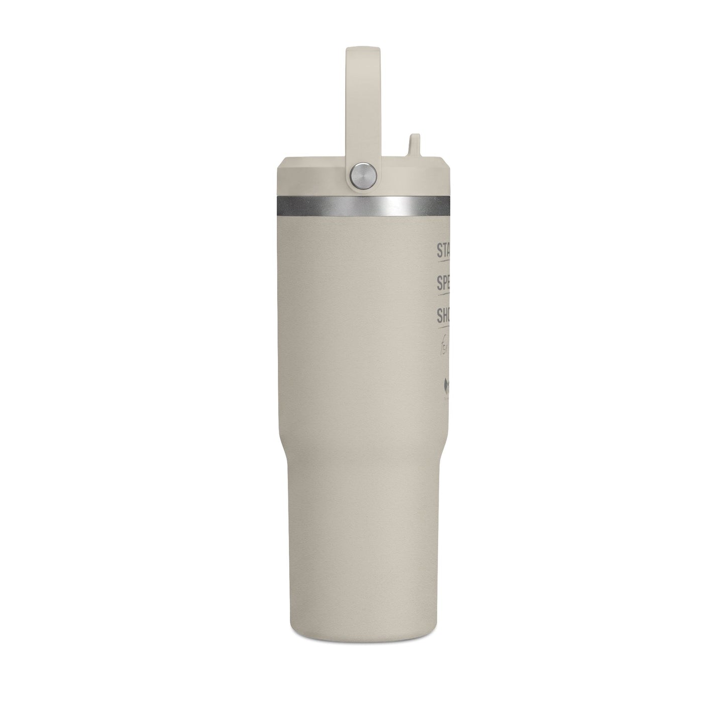 Nomad 32oz Insulated Travel Tumbler – 'Stand Speak Show' Stainless Steel Water Bottle
