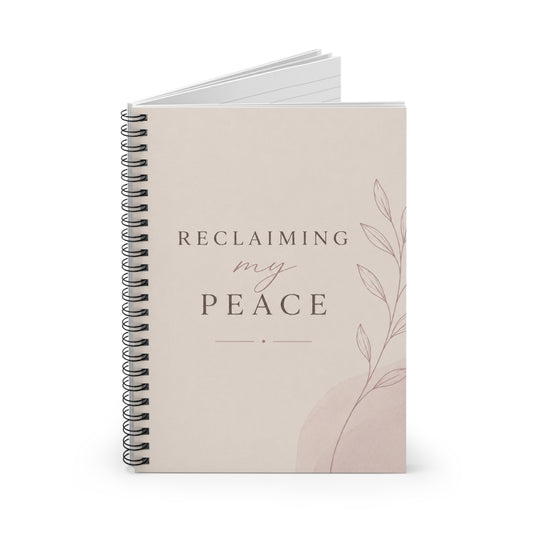Reclaiming my Peace Journal