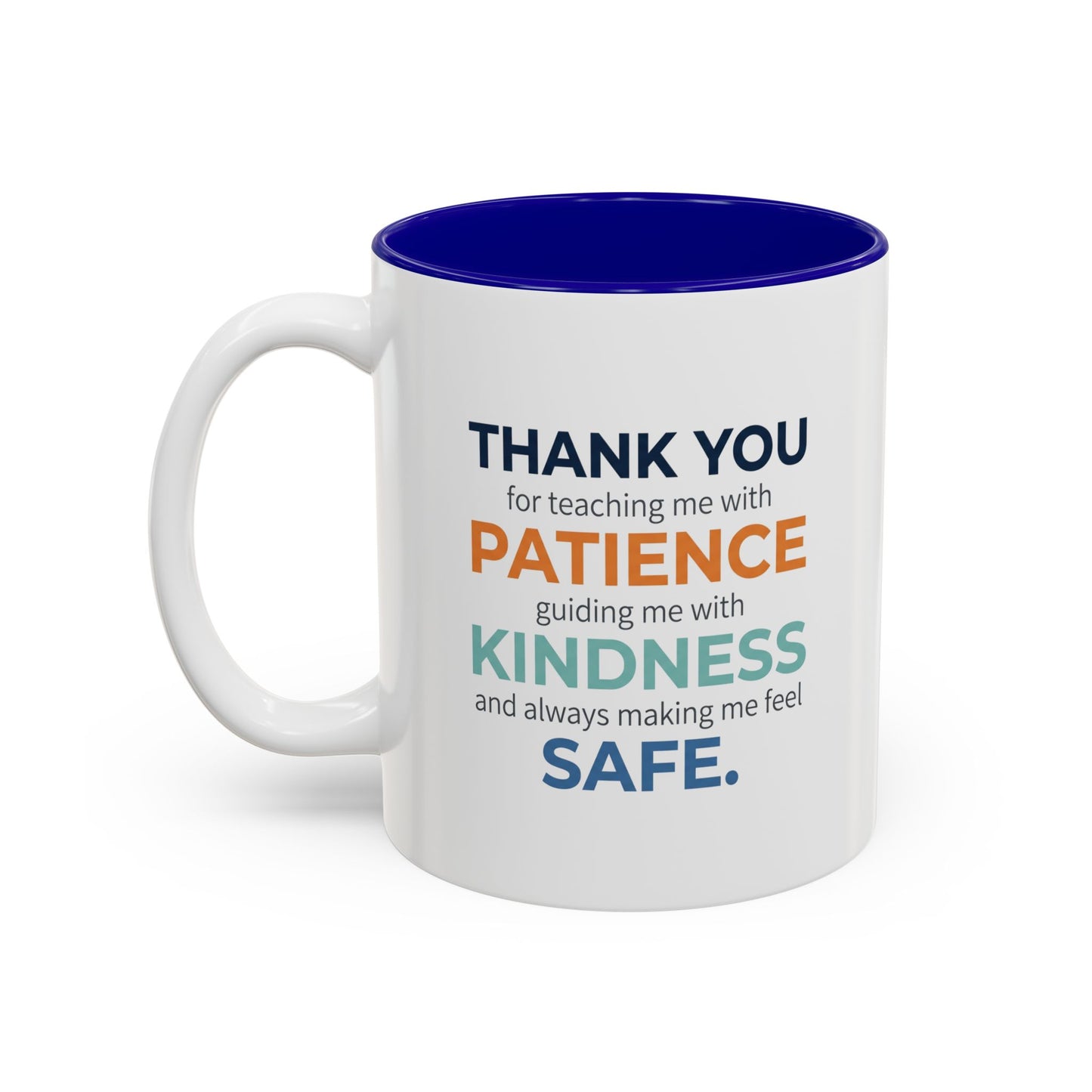 Inspirational Nurse Day Two-Tone Accent Mug (11oz, 15oz) — Thank You Messages for Nurses