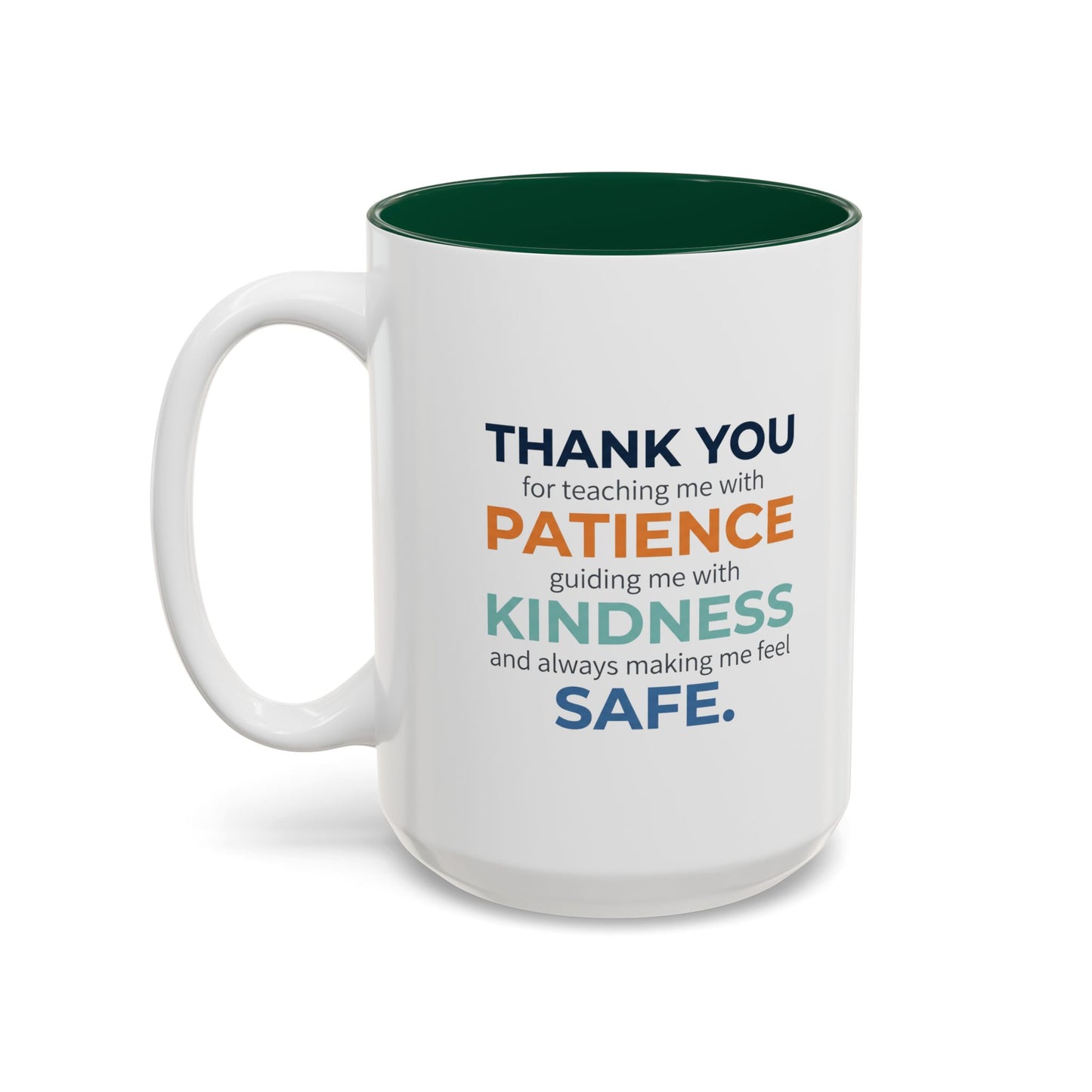 Inspirational Nurse Day Two-Tone Accent Mug (11oz, 15oz) — Thank You Messages for Nurses