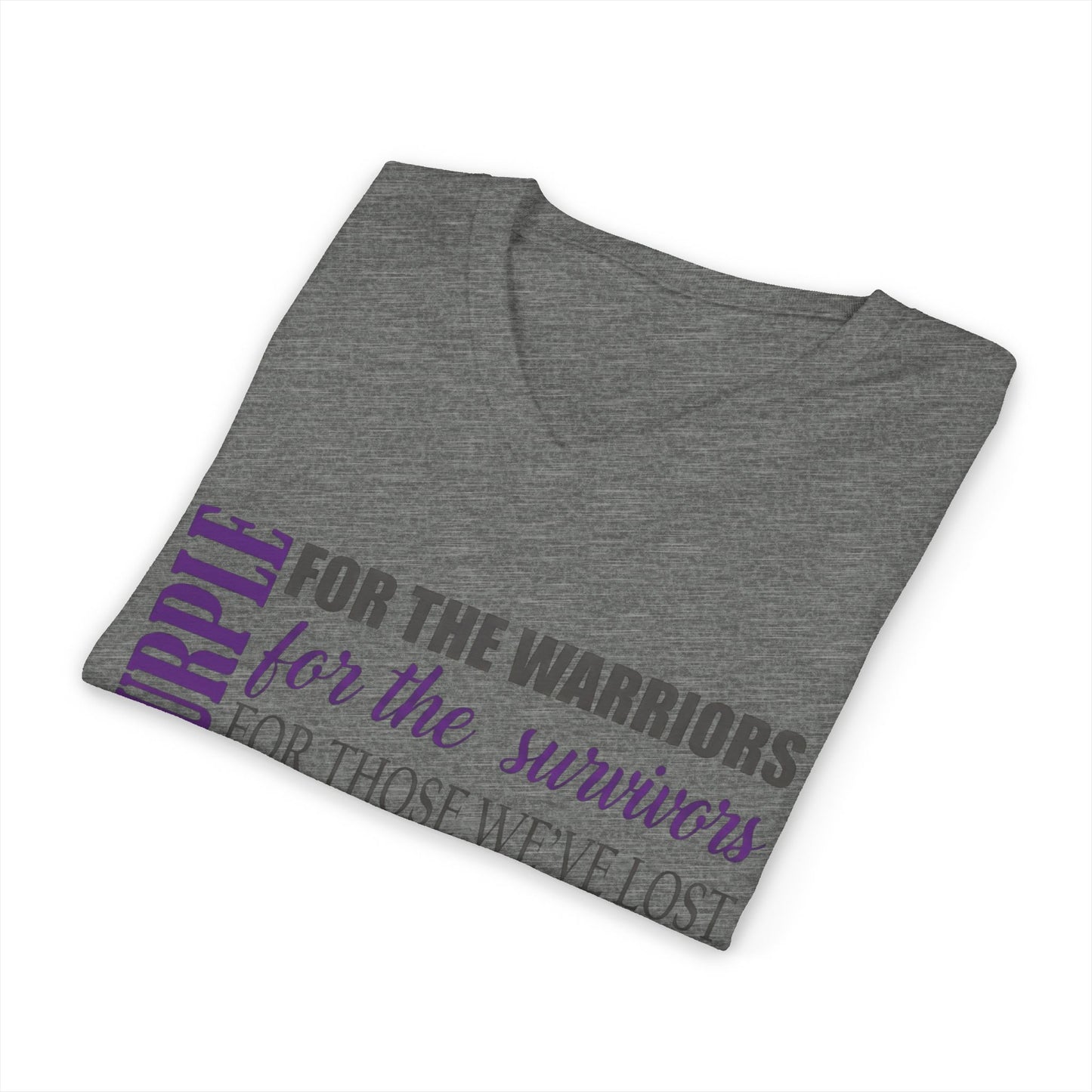 "I Wear Purple" - Domestic Violence Awareness V-Neck Tee
