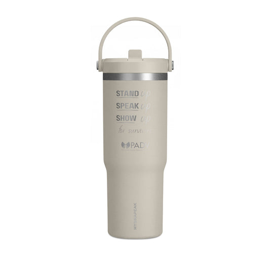Nomad 32oz Insulated Travel Tumbler – 'Stand Speak Show' Stainless Steel Water Bottle