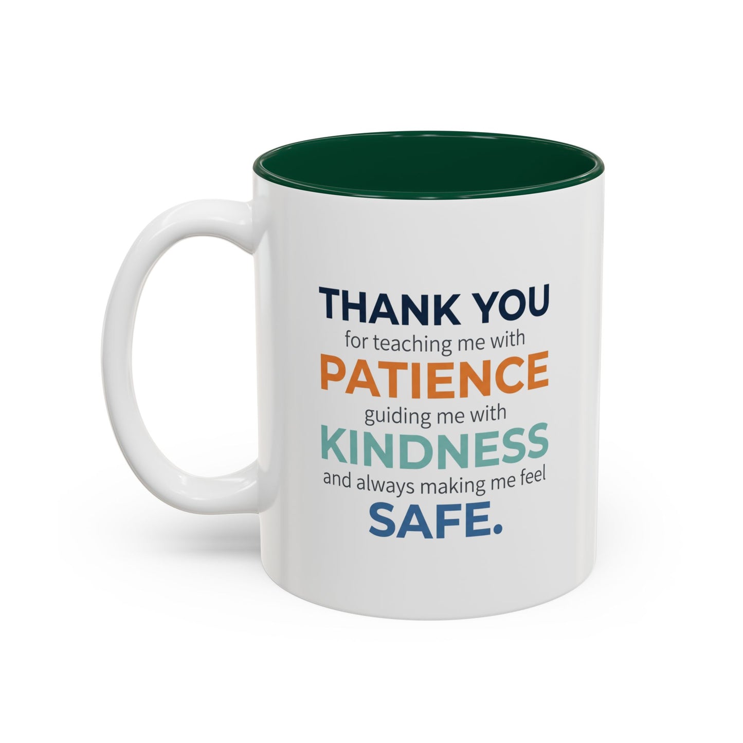Inspirational Nurse Day Two-Tone Accent Mug (11oz, 15oz) — Thank You Messages for Nurses