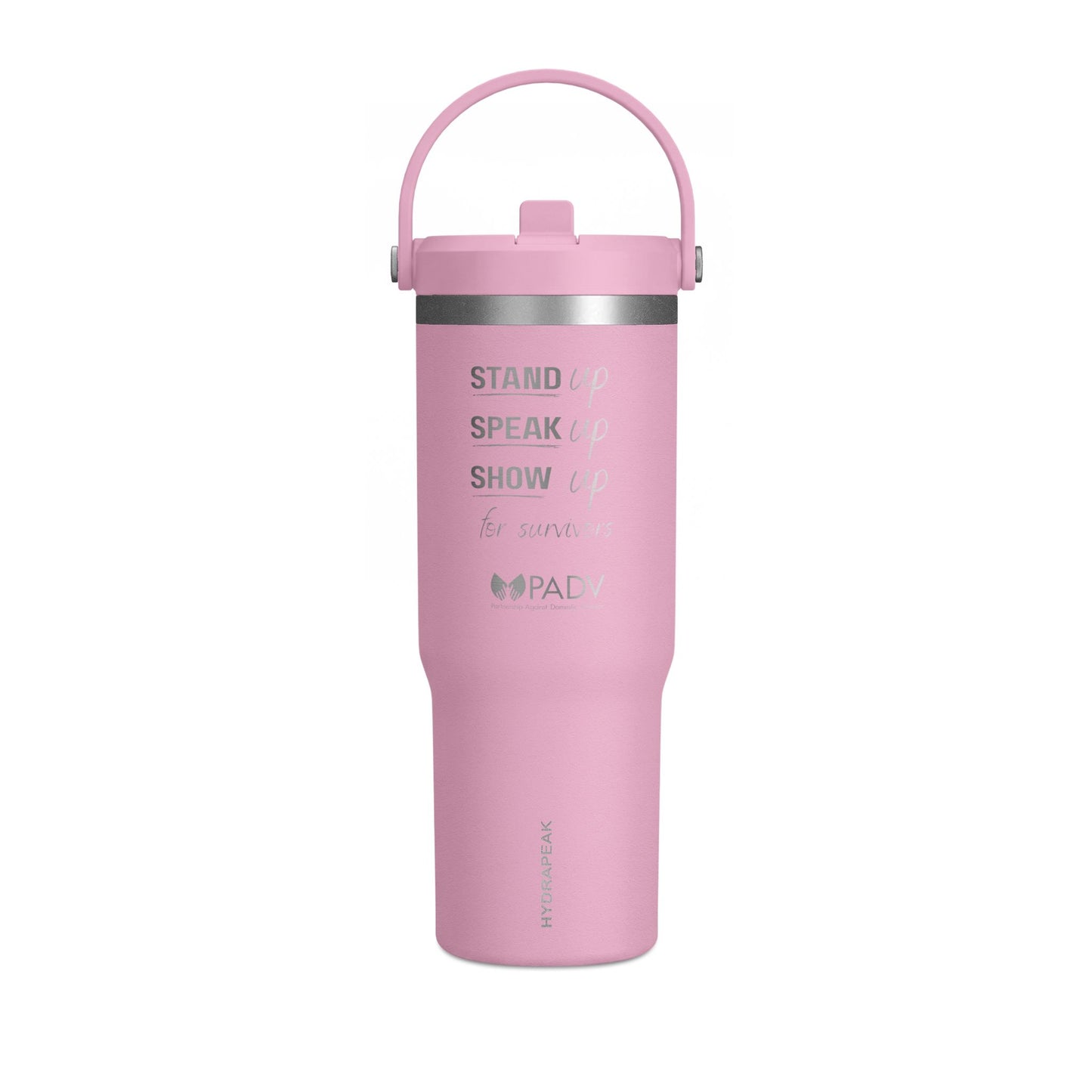 Nomad 32oz Insulated Travel Tumbler – 'Stand Speak Show' Stainless Steel Water Bottle