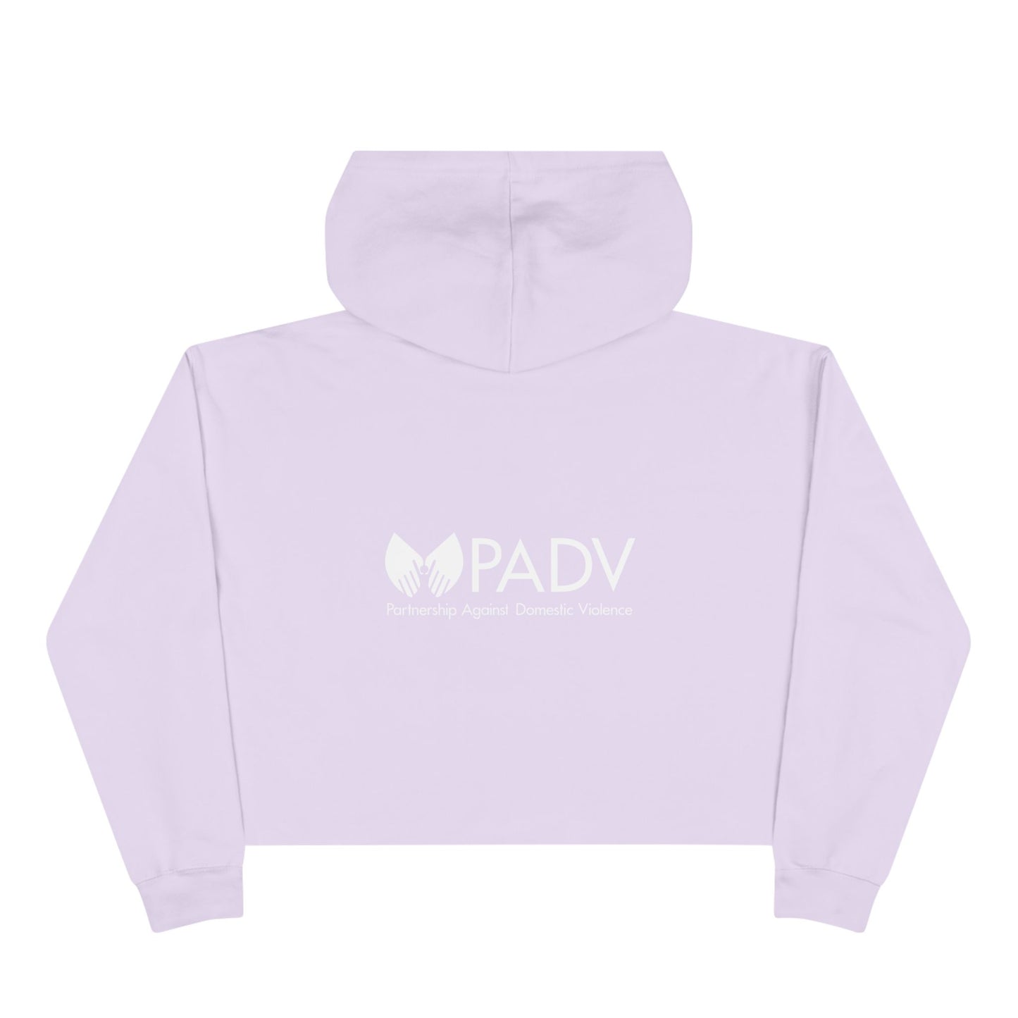 Domestic Violence Awareness Crop Hoodie - Support PADV