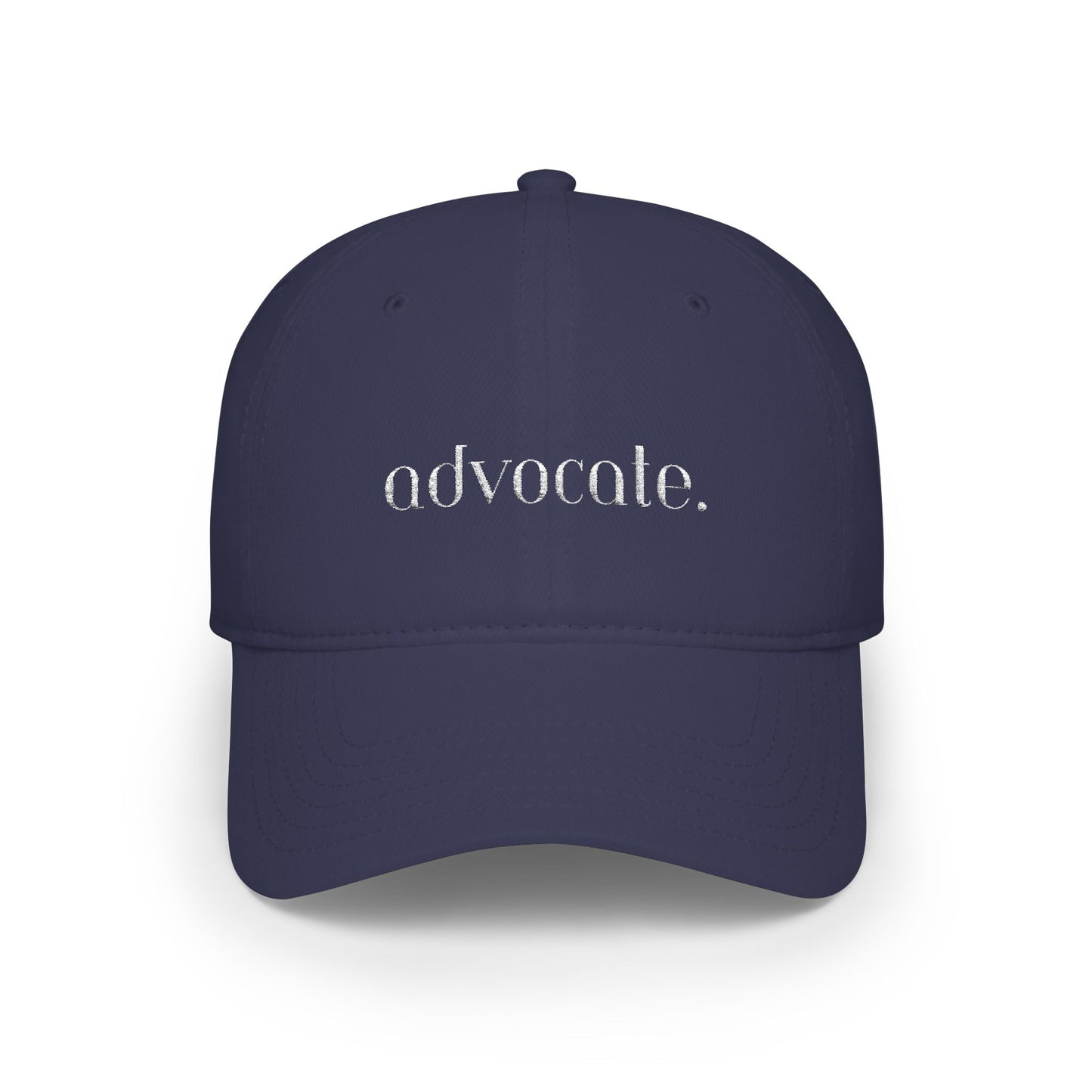 Advocate Embroidered Low Profile Baseball Cap