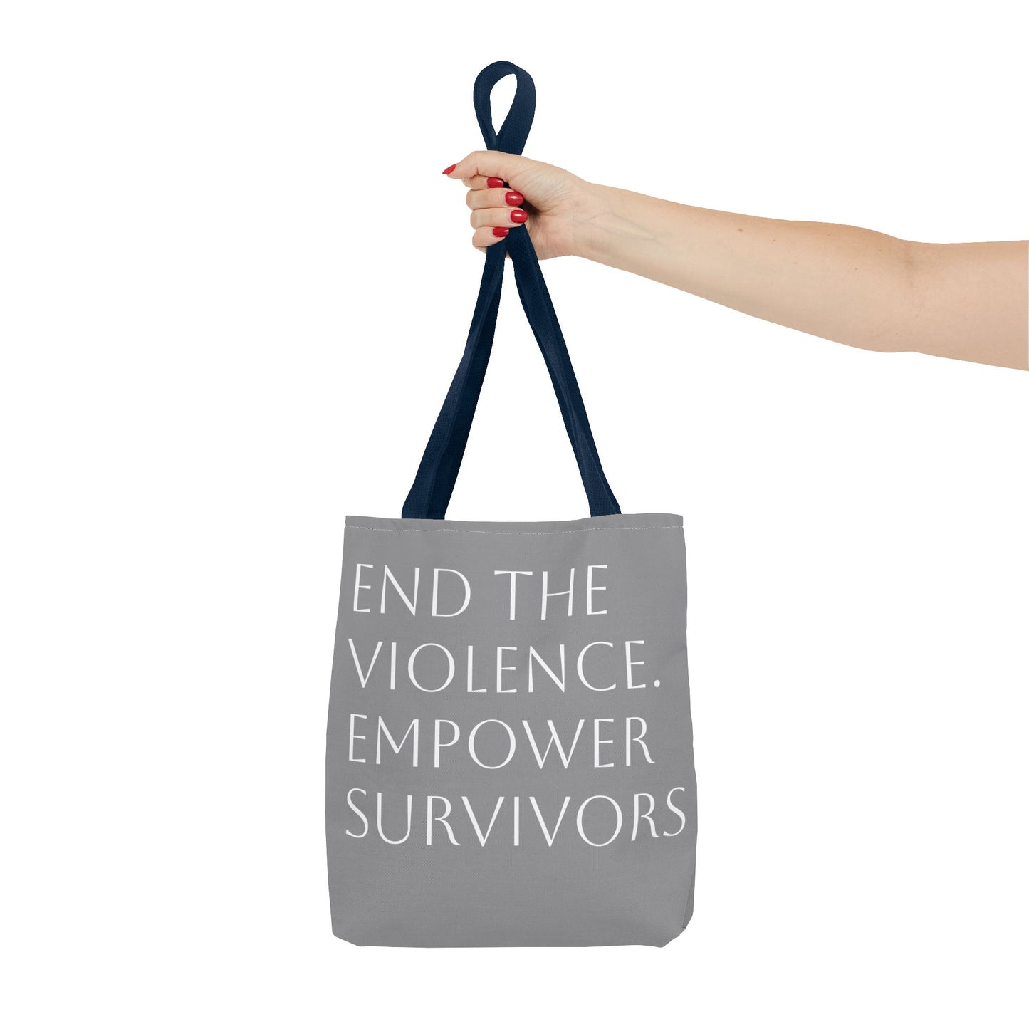 "Carry Courage" Domestic Violence Awareness Tote Bag