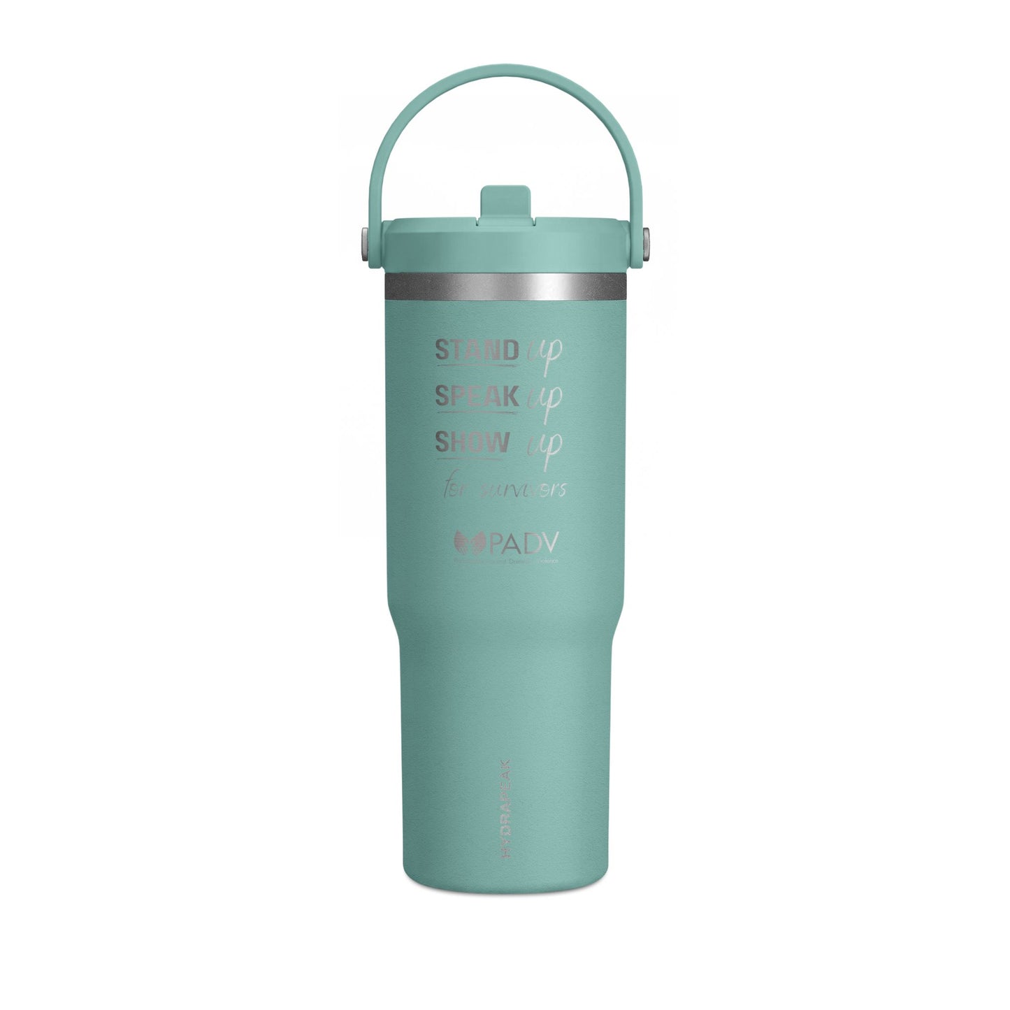 Nomad 32oz Insulated Travel Tumbler – 'Stand Speak Show' Stainless Steel Water Bottle
