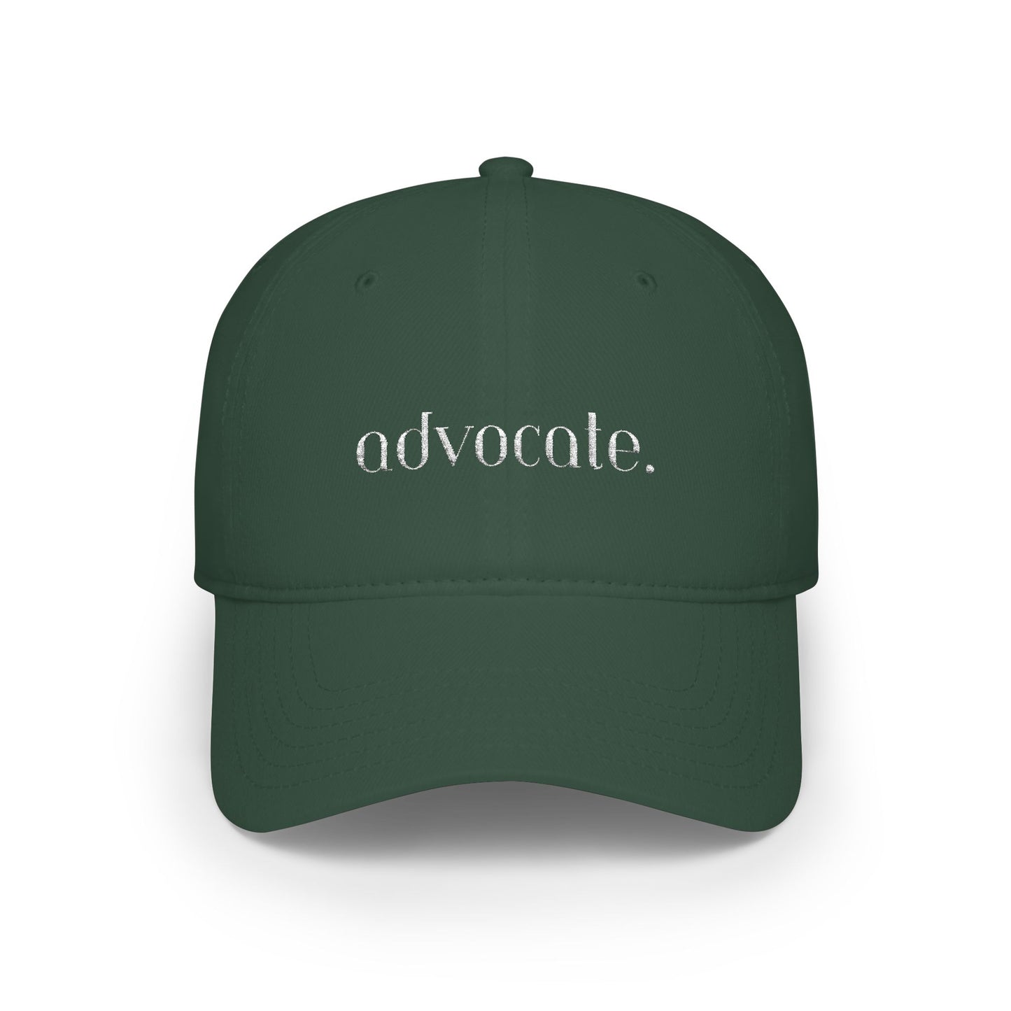Advocate Embroidered Low Profile Baseball Cap