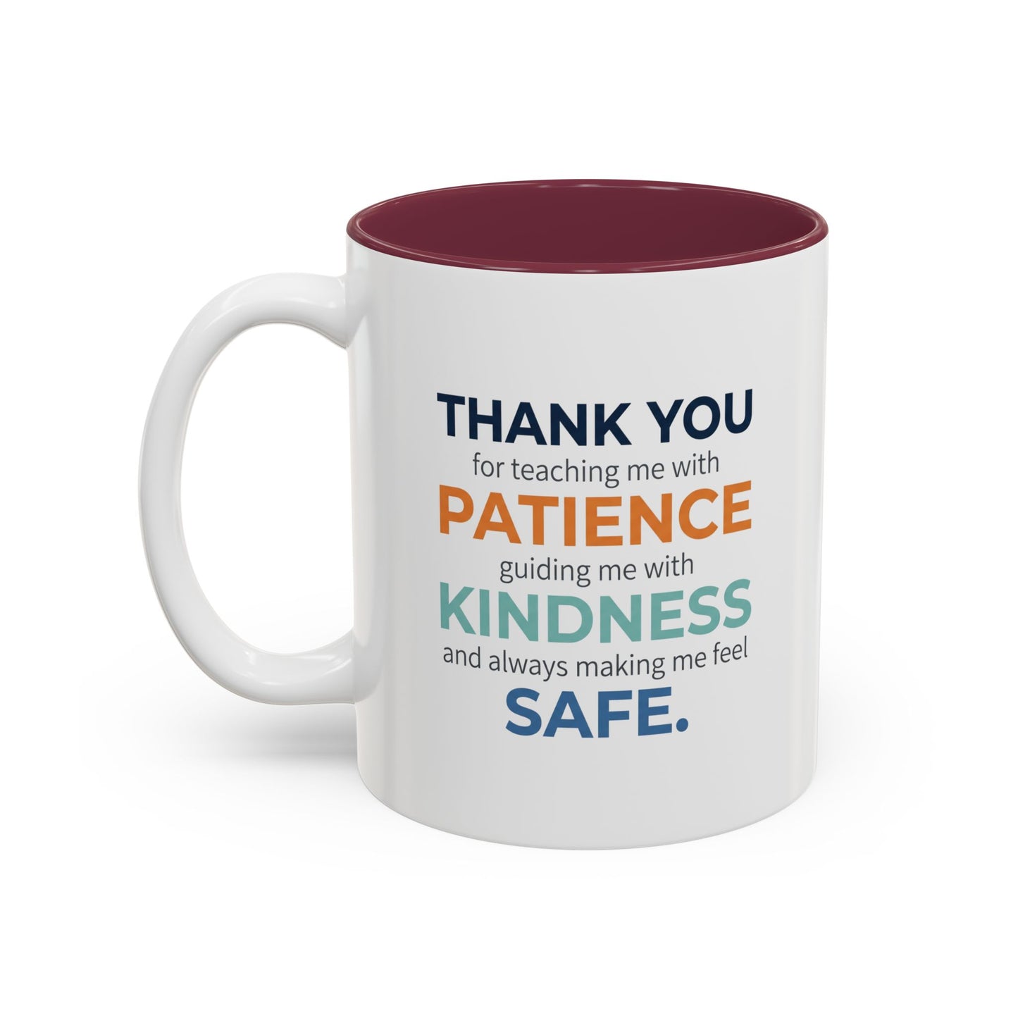 Inspirational Nurse Day Two-Tone Accent Mug (11oz, 15oz) — Thank You Messages for Nurses
