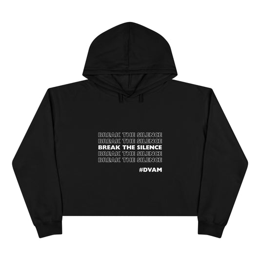 Domestic Violence Awareness Crop Hoodie - Support PADV