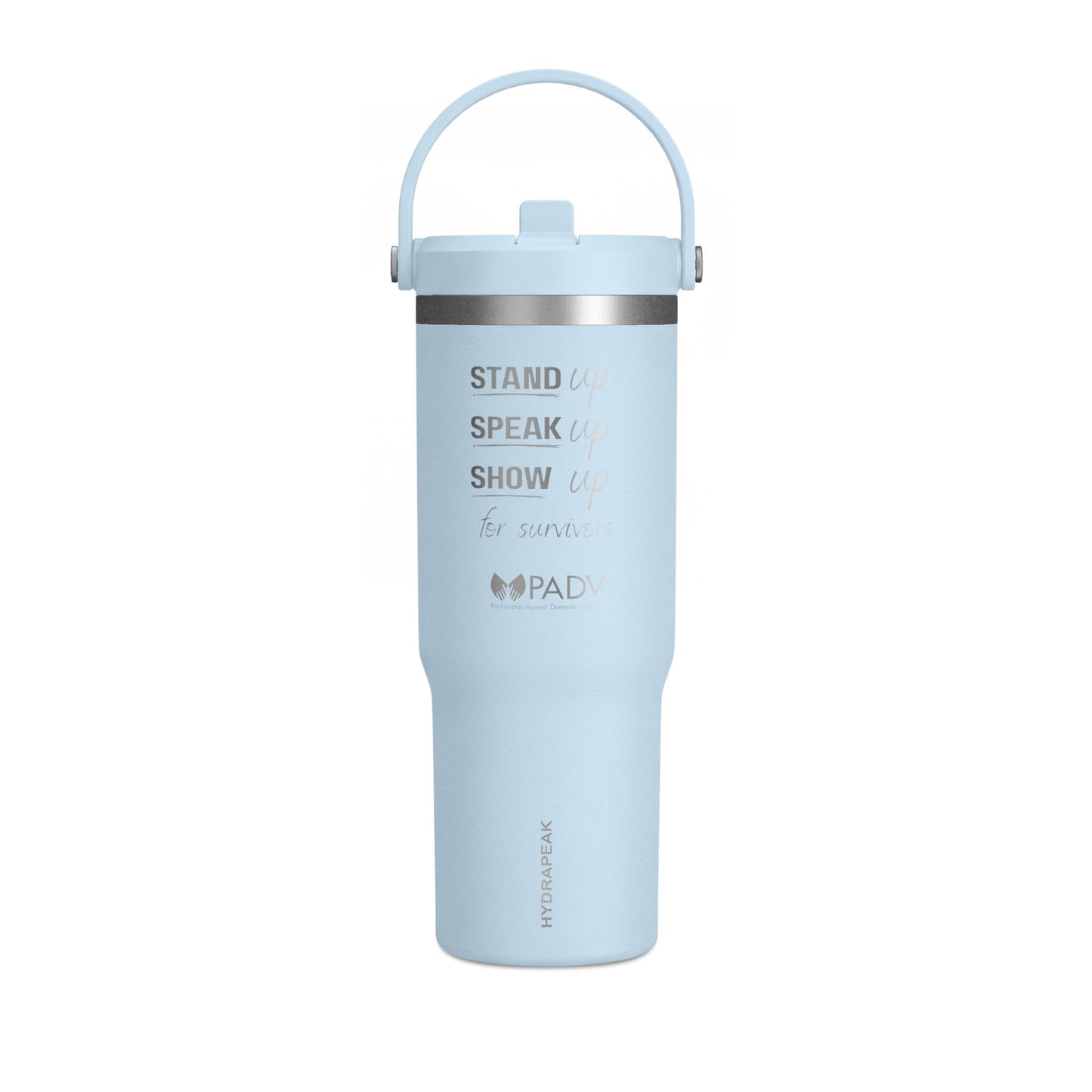 Nomad 32oz Insulated Travel Tumbler – 'Stand Speak Show' Stainless Steel Water Bottle