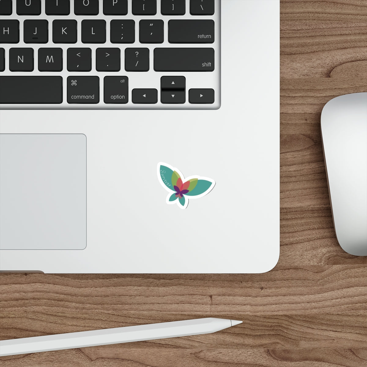 Survivor Butterfly Die-Cut Sticker