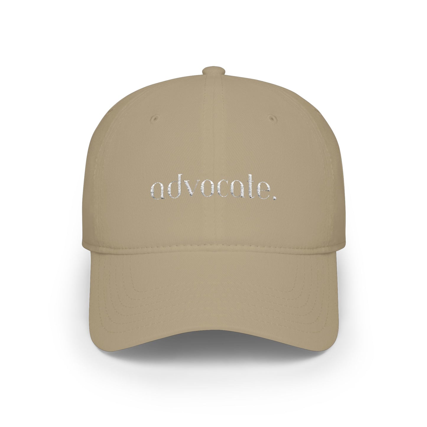 Advocate Embroidered Low Profile Baseball Cap