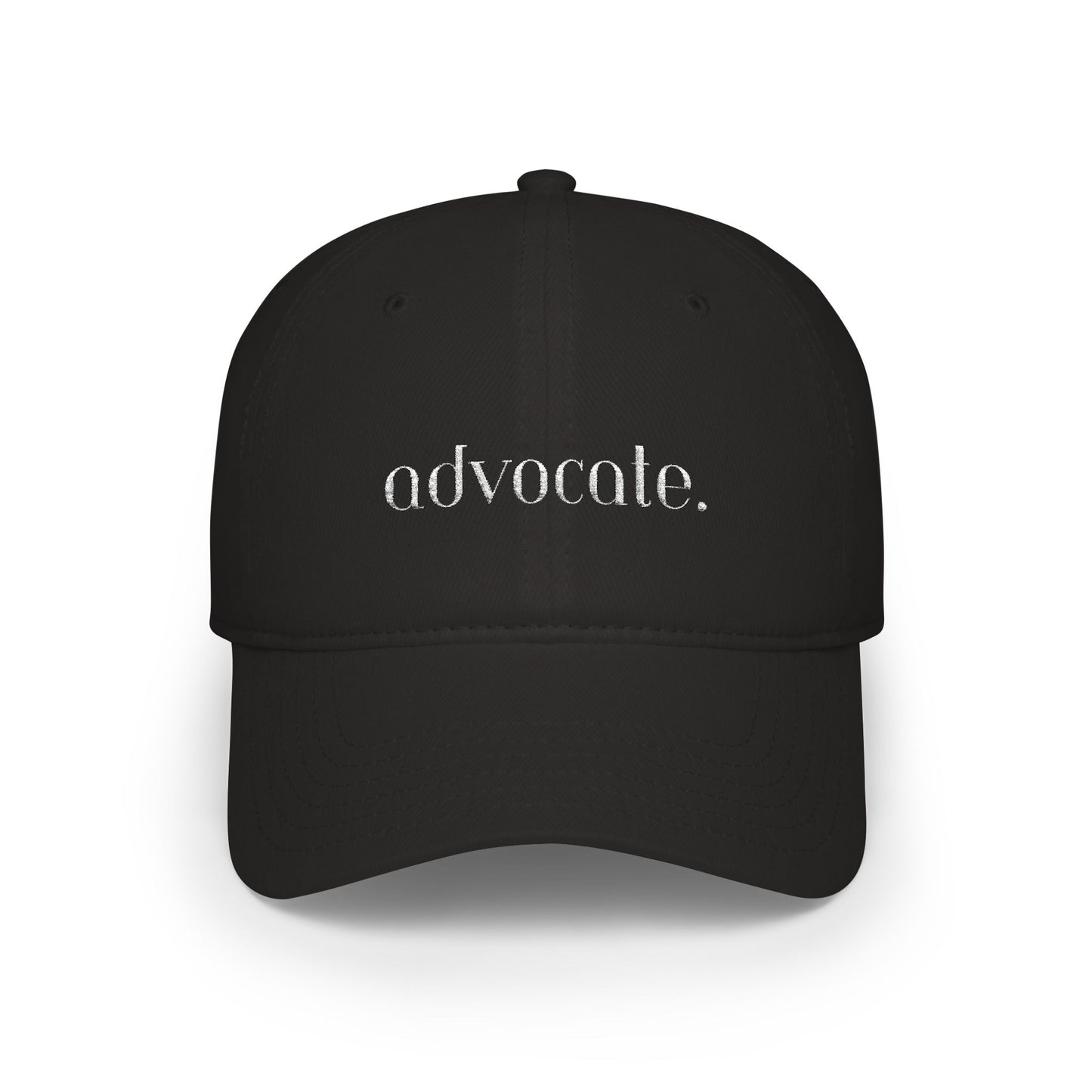Advocate Embroidered Low Profile Baseball Cap